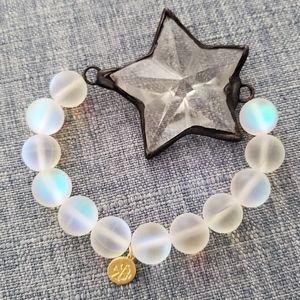 Karli Buxton Moonstone Star Bracelet
